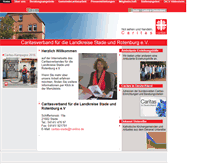 Tablet Screenshot of cvstade.caritas.de