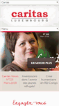 Mobile Screenshot of caritas.lu