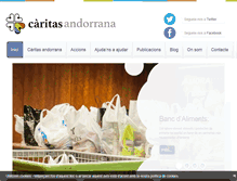 Tablet Screenshot of caritas.ad