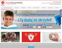 Tablet Screenshot of kalisz.caritas.pl
