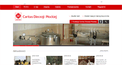 Desktop Screenshot of plock.caritas.pl