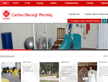 Tablet Screenshot of plock.caritas.pl