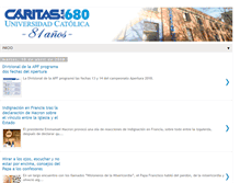 Tablet Screenshot of caritas.com.py