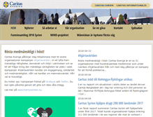 Tablet Screenshot of caritas.se