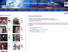 Tablet Screenshot of evs.caritas.pl