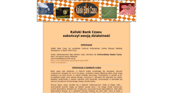 Desktop Screenshot of kaliskibankczasu.caritas.pl