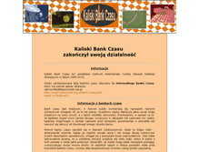 Tablet Screenshot of kaliskibankczasu.caritas.pl