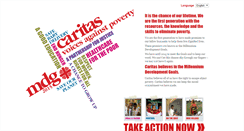 Desktop Screenshot of mdg2015.caritas.org