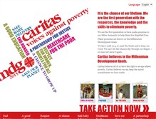 Tablet Screenshot of mdg2015.caritas.org