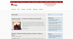 Desktop Screenshot of caritas.rs