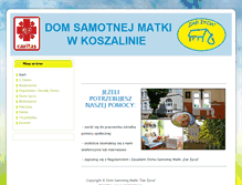 Tablet Screenshot of dsm-koszalin.caritas.pl
