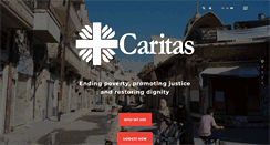 Desktop Screenshot of caritas.org