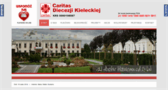 Desktop Screenshot of kielce.caritas.pl