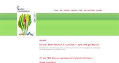 Desktop Screenshot of caritas.li