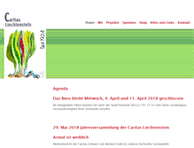 Tablet Screenshot of caritas.li