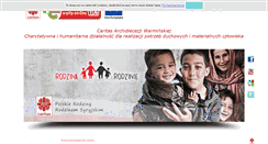 Desktop Screenshot of olsztyn.caritas.pl