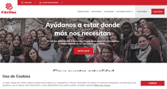 Desktop Screenshot of caritas.es