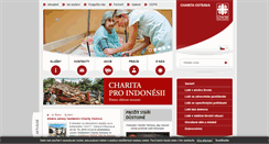 Desktop Screenshot of ostrava.caritas.cz