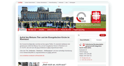 Desktop Screenshot of ida.caritas.de