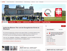 Tablet Screenshot of ida.caritas.de