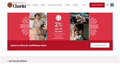 Desktop Screenshot of caritas.sk